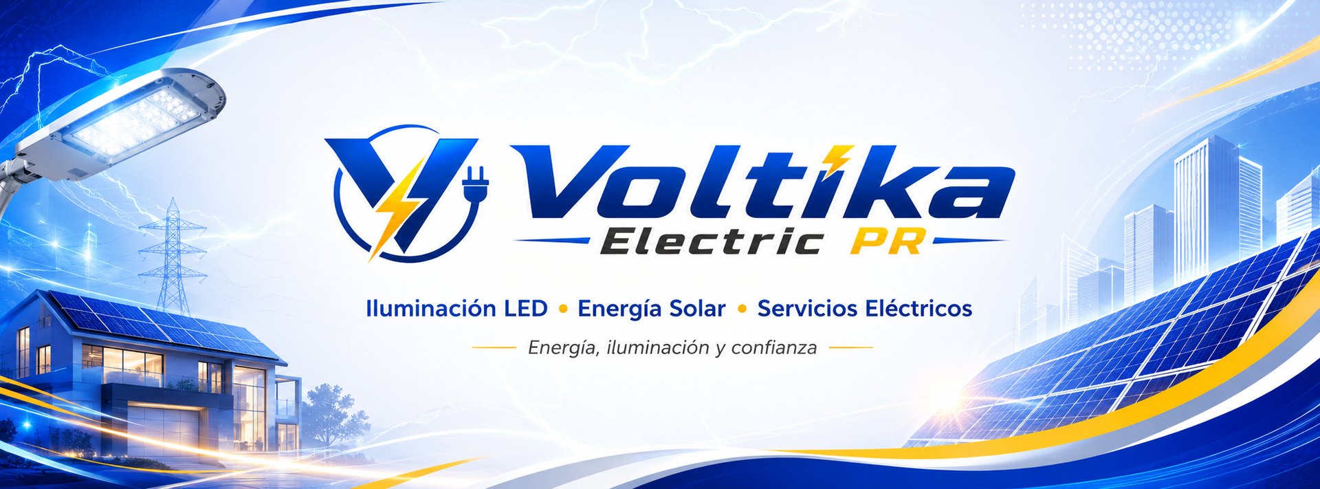 Voltika Electric PR — Iluminación LED, Energía Solar y Servicios Eléctricos en Puerto Rico